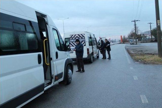 Sungurlu’da Servis Minibüsleri Denetlendi