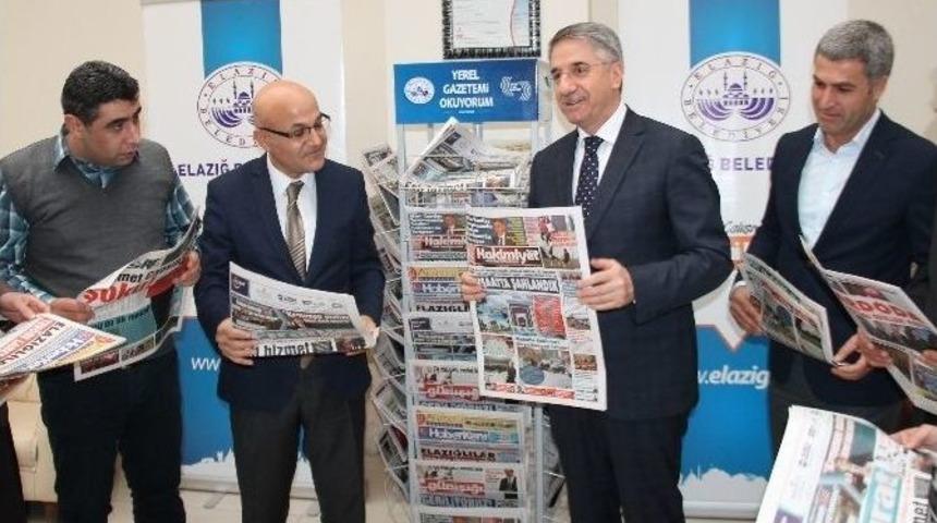 Elazığ&rsquo;da &rsquo;yerel Gazetemizi Okuyorum&rsquo; Projesi