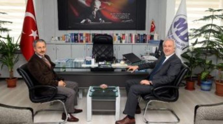 Başkan, Defterdar &Ouml;mer Faruk &Ouml;nel&rsquo;i Ziyaret Etti