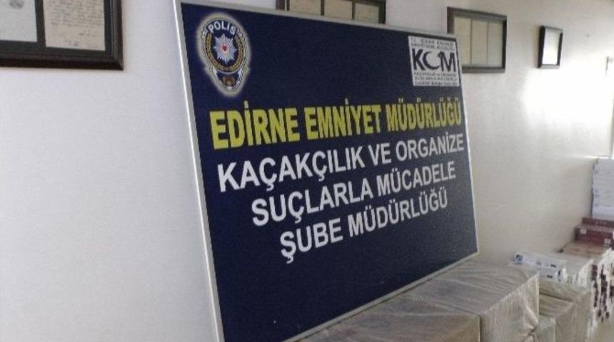Edirne&rsquo;de Sigara Ka&ccedil;ak&ccedil;ılığı