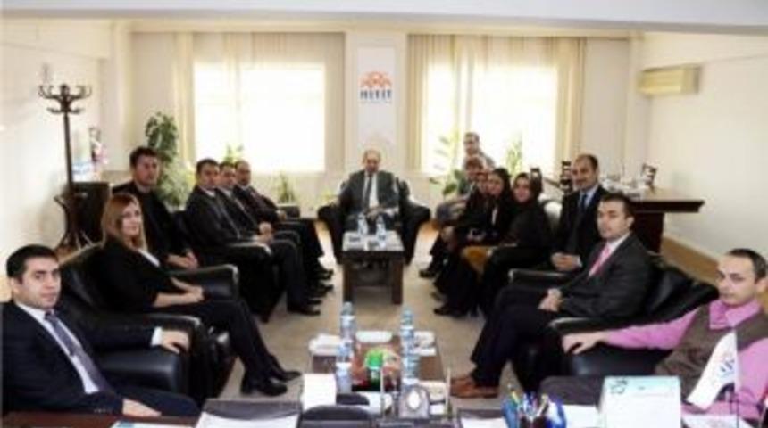 Alkan, Alaca Avni &Ccedil;elik Myo &Ouml;ğretim Elemanlarıyla Bir Araya Geldi