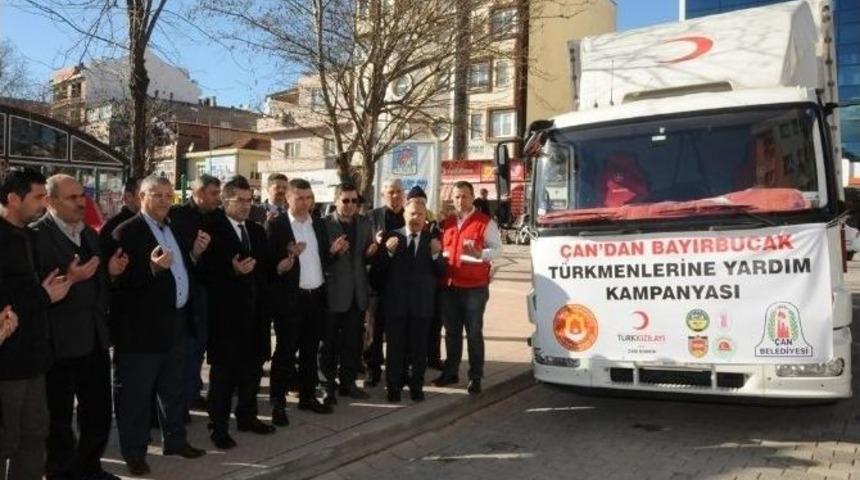 &Ccedil;an&rsquo;dan Bayırbucak&rsquo;a Yardım Eli