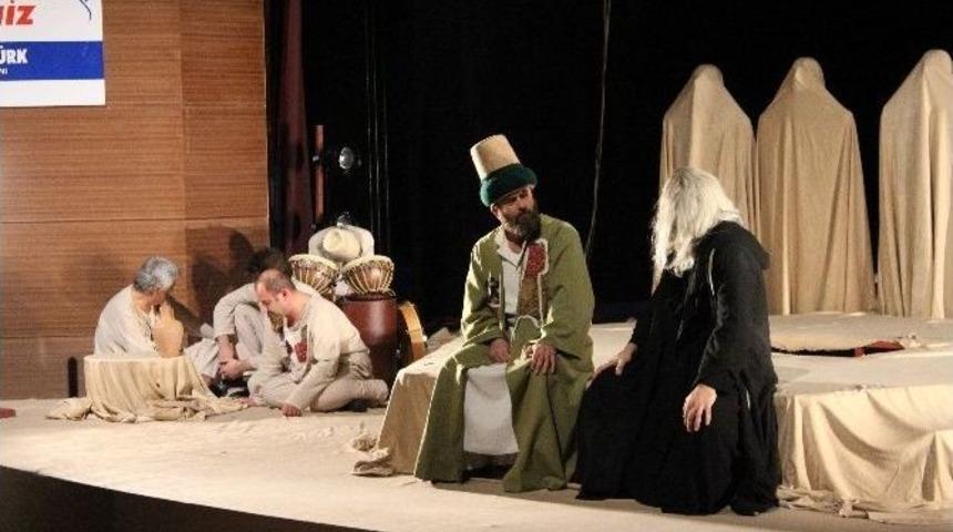 "aşkın G&ouml;zyaşları-tebrizli Şems" Ceyhan&rsquo;da Sahnelendi