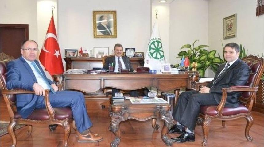 Kaymakam Ve Belediye Başkanlarından Kayseri Şeker&rsquo;e İade-i Ziyaret