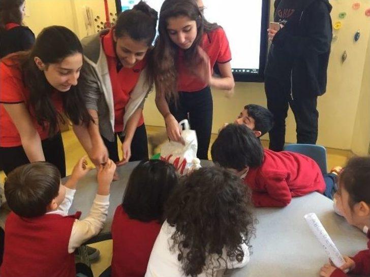 Lise Öğrencileri Ana Okulu Öğrencilerine Geri Dönüşümü Anlattı G3