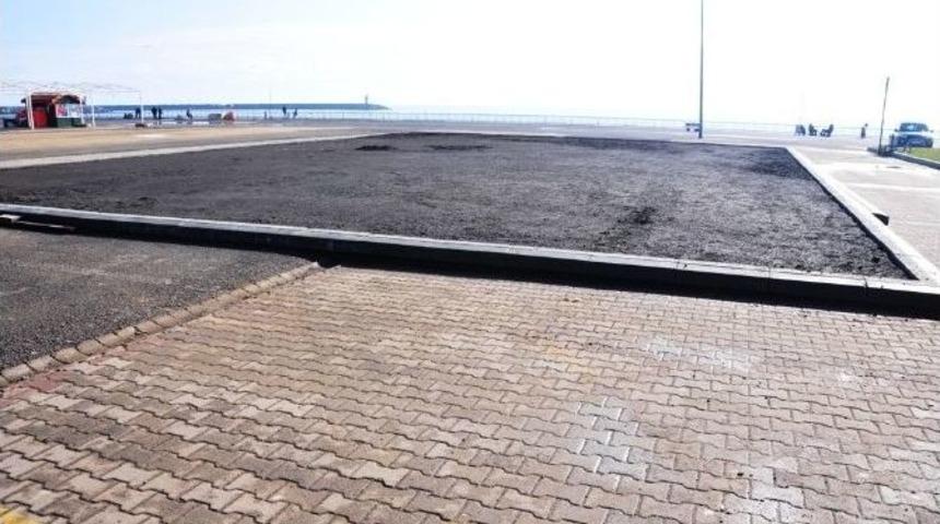 Tekirdağ Sahiline Buz Pateni Pisti