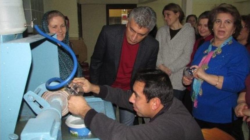 Sandıklı Kaymakamı Arıcan, Cam Kursu&rsquo;nu Ziyaret Etti