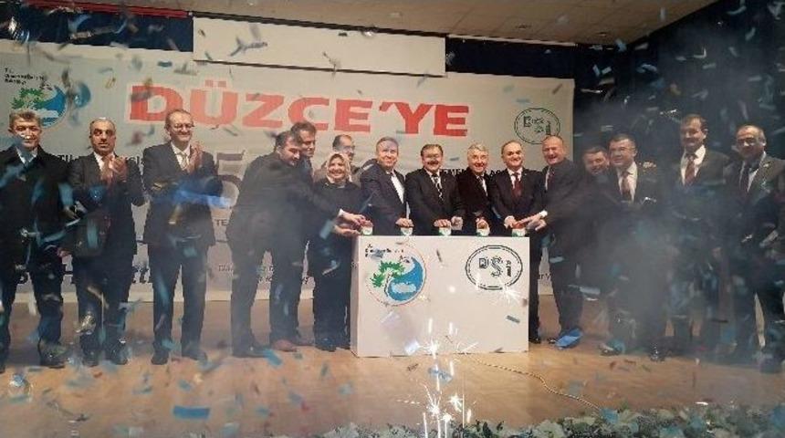 Bakan Eroğlu, D&uuml;zce&rsquo;ye M&uuml;jdelerle Geldi