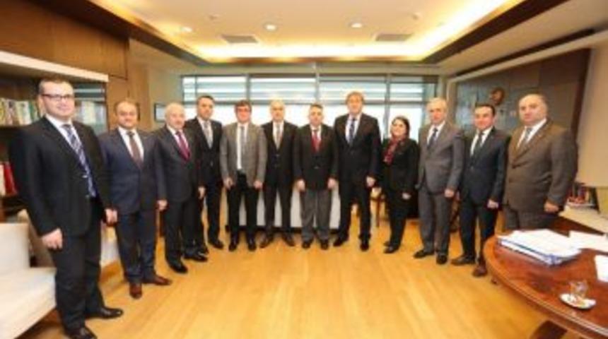 Satso&rsquo;dan Anayasa Mahkemesi Başkan Vekili Yıldırım&rsquo;a Ziyaret