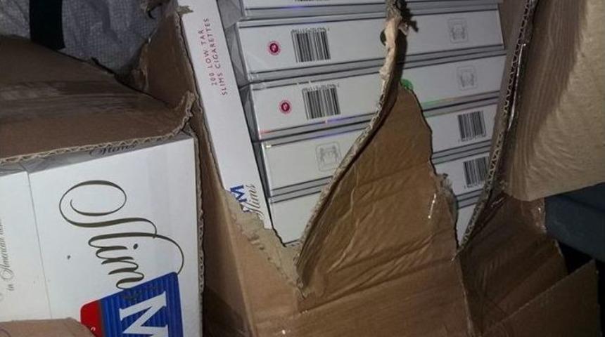 Muş&rsquo;ta 12 Bin 230 Paket Ka&ccedil;ak Sigara Ele Ge&ccedil;irildi