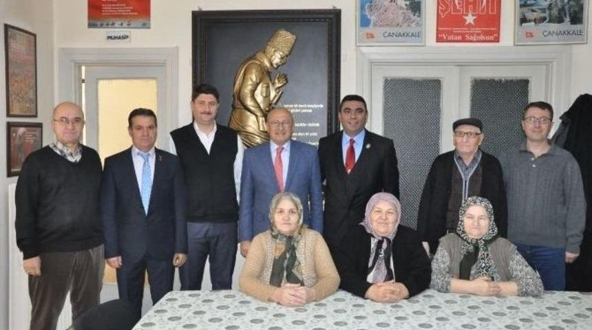 &Ccedil;akır&ouml;zer&rsquo;den T&uuml;rkiye Harp Mal&uuml;l&uuml; Gaziler, Şehit, Dul Ve Yetimleri Derneği Eskişehir Şubesi&rsquo;ne Ziyaret