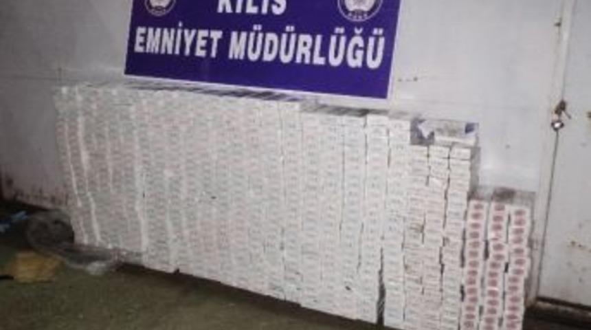 Kilis&rsquo;te 9 Bin 590 Paket Ka&ccedil;ak Sigara Yakalandı
