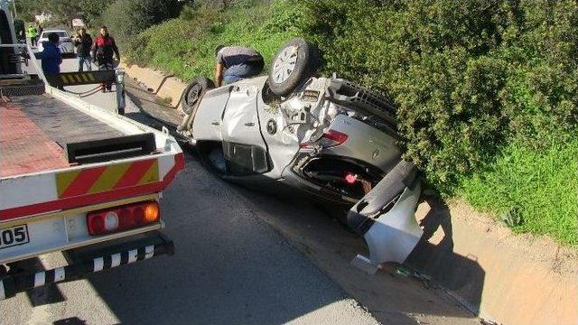 Bodrum’da Trafik Kazası: 1 Yaralı