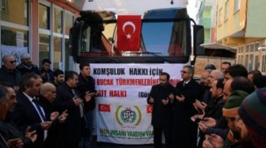 Kelkit&rsquo;ten Bayırbucak T&uuml;rkmenlerine 50 Ton Un