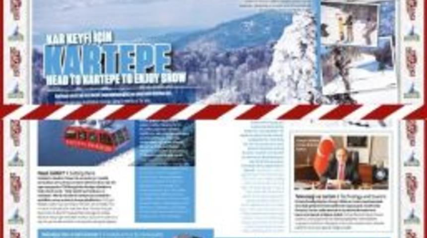 Kartepe Turizmi Hava Yolu Şirketlerinde Tanıtılıyor