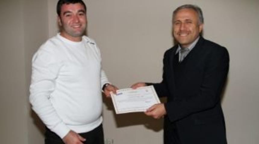 54. Grup İtfaiyeciler Sertifikalarını Aldı