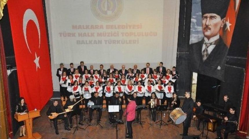 Malkara Belediyesi T&uuml;rk Halk M&uuml;ziği Konserinde Balkan R&uuml;zgarı Esti