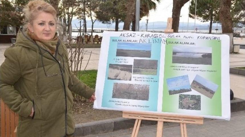 Karag&ouml;l-aksaz Sulak Alanı İ&ccedil;in İmza Kampanyası