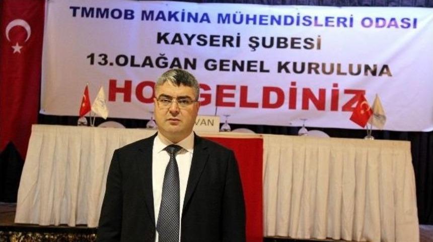 Makina M&uuml;hendisleri Odası Kayseri Şubesi&rsquo;nin 13. Olağan Genel Kurulu Yapıldı