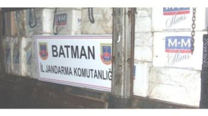 Batman&rsquo;da Ka&ccedil;ak Sigara Operasyonu