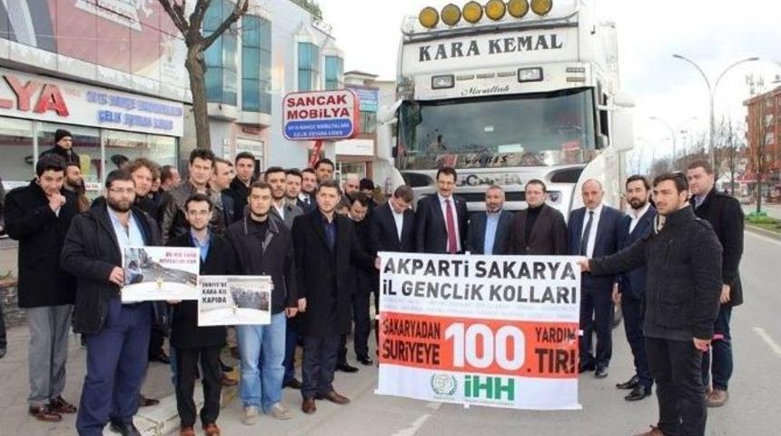 Ak Parti İl Gen&ccedil;lik Kolları Suriye&rsquo;ye Bir Tır Dolusu K&ouml;m&uuml;r G&ouml;nderdi