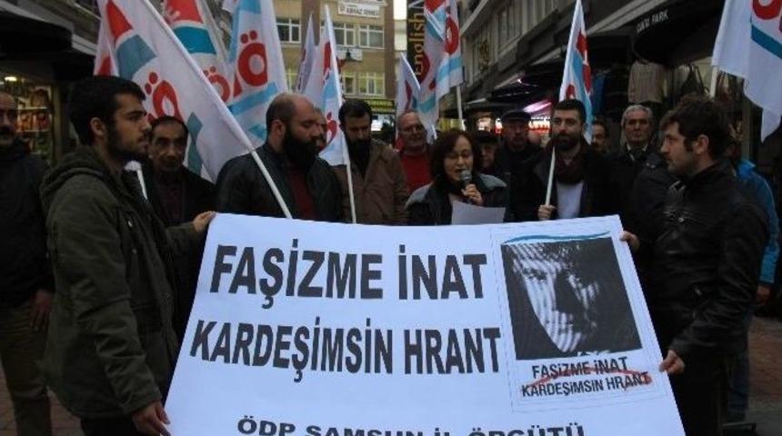 Samsun&rsquo;da Hrant Dink Eylemi