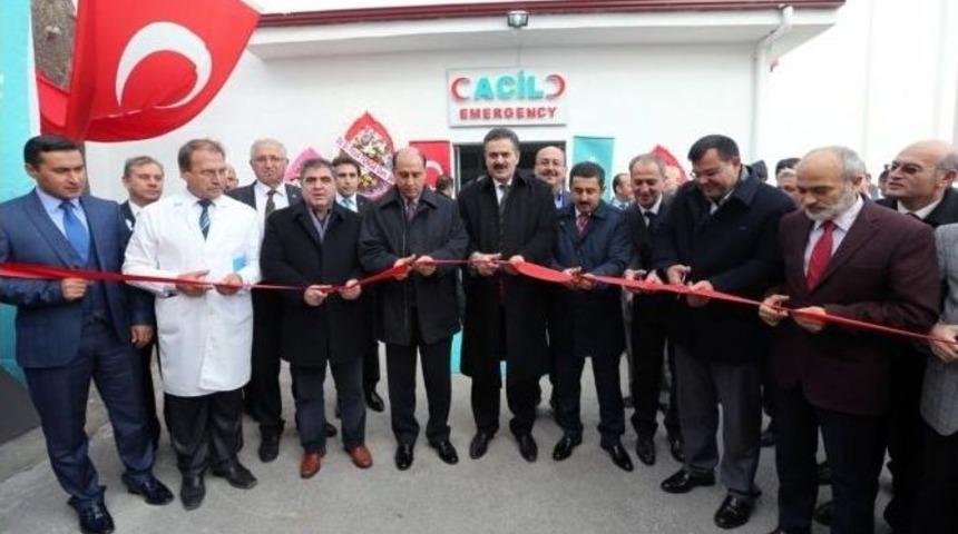 G&uuml;m&uuml;şhacık&ouml;y Devlet Hastanesi Acil Servisinin A&ccedil;ılışı Yapıldı