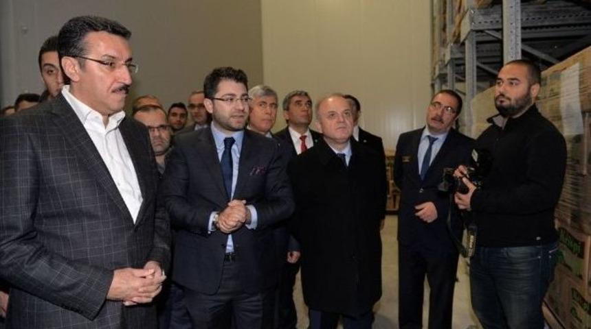 Bakan T&uuml;fenkci, Antrepolarda İncelemelerde Bulundu