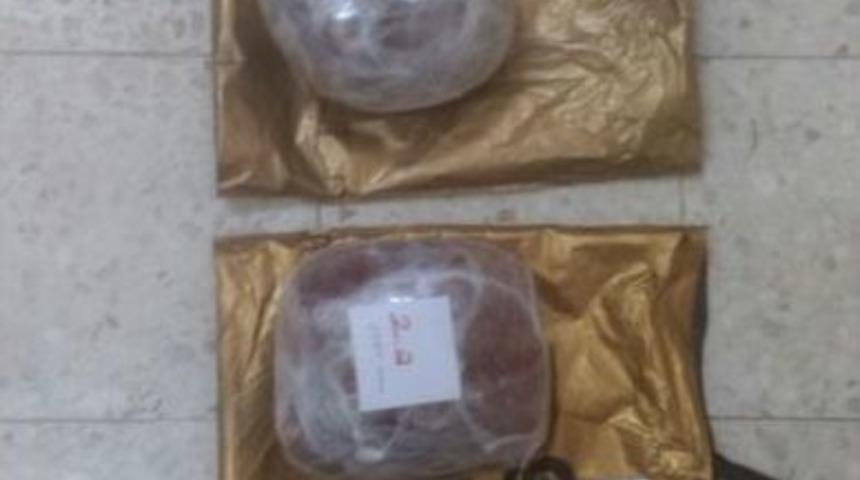 Yolcu Otob&uuml;s&uuml;nden Esrar &Ccedil;ıktı