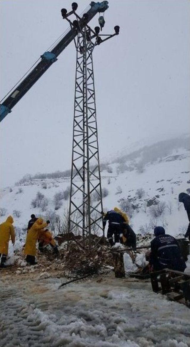 Vedaş Ekibin’den Hummalı Çalışma