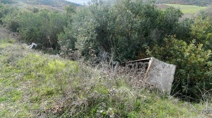 Mudanya’nın Zeytinliklerini Çöplüğe Döndürdüler