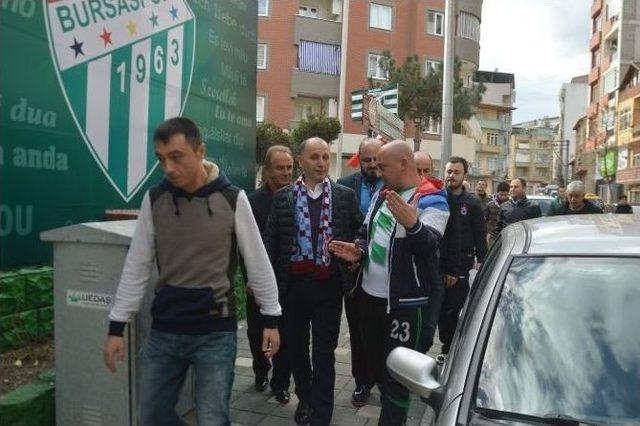 Trabzonspor Başkanı Usta, Bursaspor Parkı Ve Derneğini Ziyaret Etti