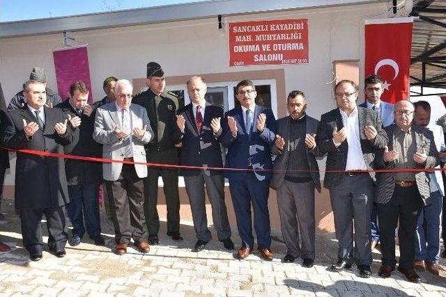 Sancaklıkayadibi Yeni Muhtarlık Binasına Kavuştu