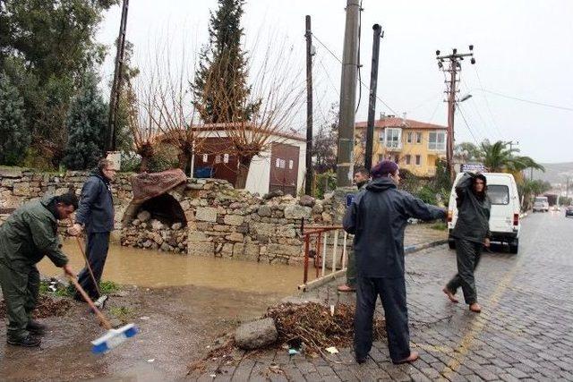 Foça’da Su Baskınları