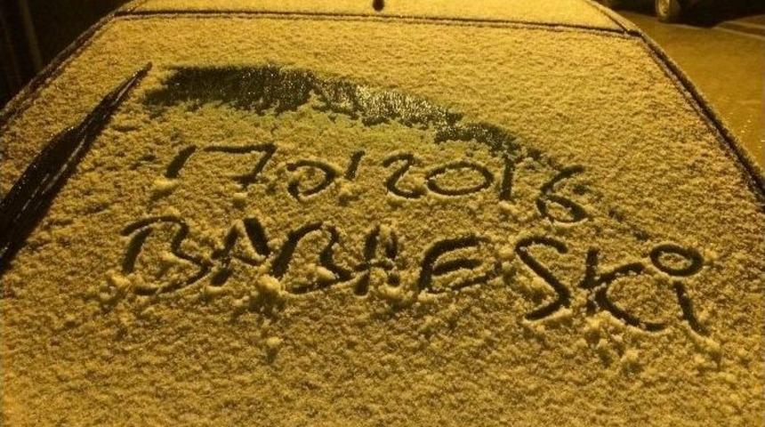 Babaeski&rsquo;de Beklenen Kar Yağışı Başladı