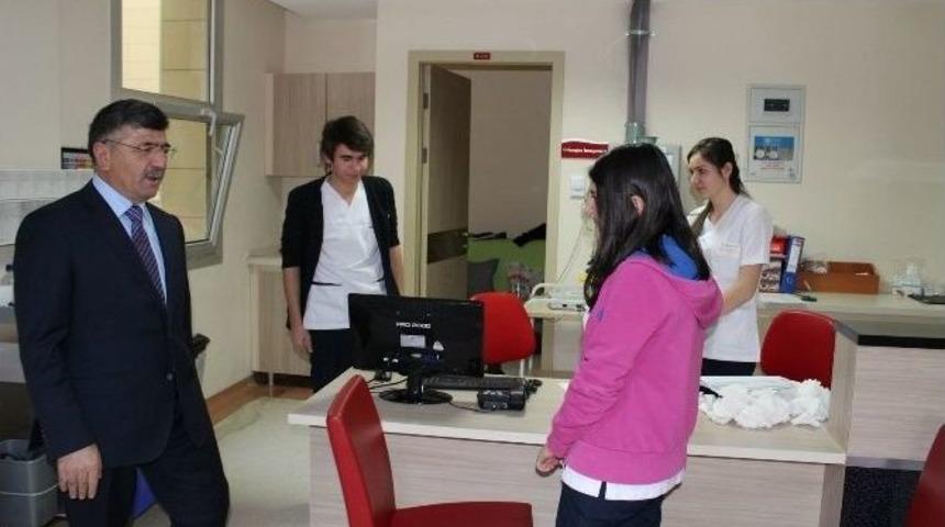 Başkan Akdoğan&rsquo;dan Hastane Ziyareti