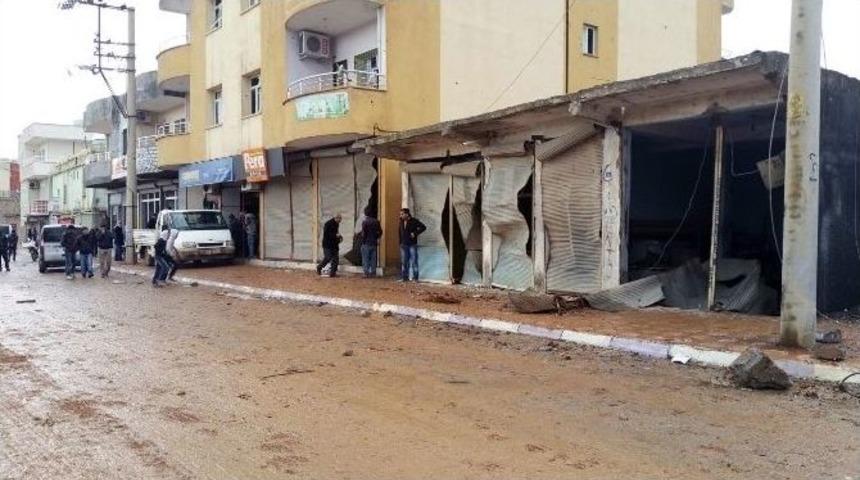 İdil&rsquo;deki Patlamada Ev Ve İş Yerleri De Zarar G&ouml;rd&uuml;