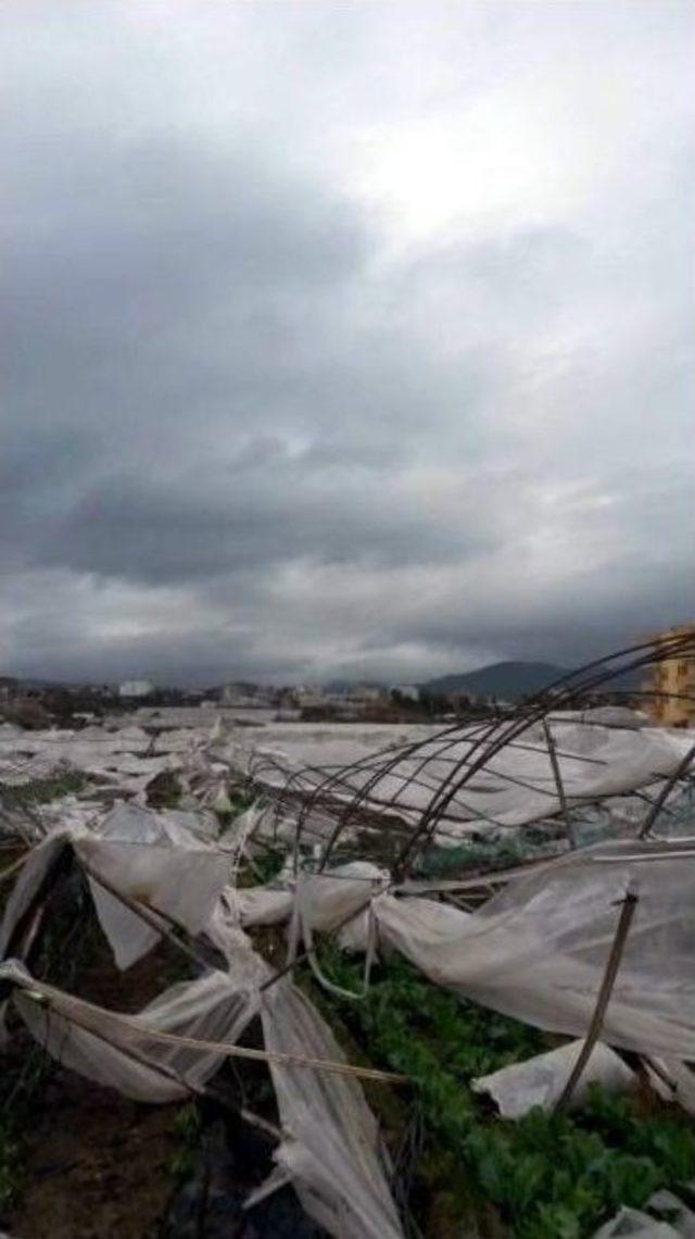 Alanya’da Hortum Seraları Vurdu