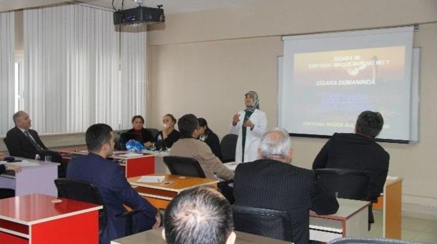 Yozgat Emniyeti Personeline Sigaranın Zararları Anlatıldı