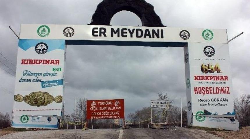 Kırkpınar Ermeydanı Sular Altında