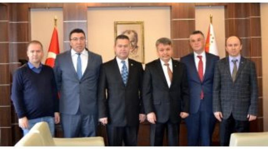 Ziraat M&uuml;hendisleri Odası&rsquo;ndan Emniyet M&uuml;d&uuml;r&uuml; Şahin&rsquo;e Ziyaret