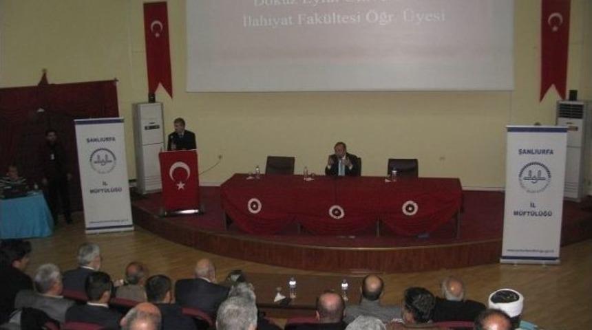 Din G&ouml;revlilerine Seminer Verildi