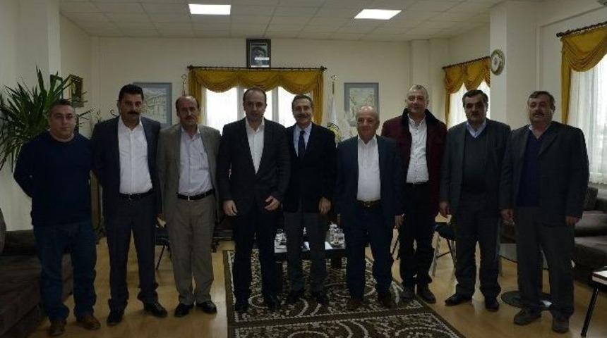 Başkan Ata&ccedil;, Taşıyıcılar İle Bir Araya Geldi