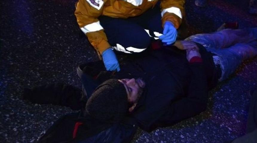 Ekmek Almaya Giderken Yayaya &Ccedil;arptı