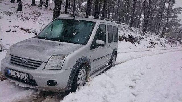 Aydın’da Kış Yüzünü Gösterdi