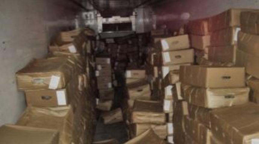 Amasya&rsquo;da 268 Bin 880 Paket Ka&ccedil;ak Sigara Ele Ge&ccedil;irildi