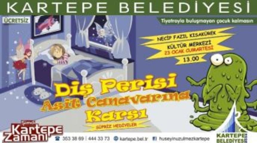 Kartepeli &Ccedil;ocuklar Tiyatro İle &Ouml;ğreniyor