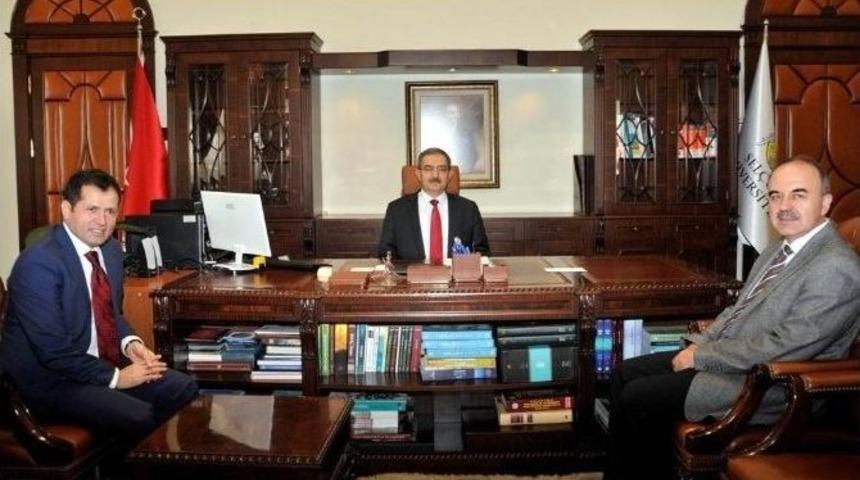 Rekt&ouml;r Prof. Dr. Şahin&rsquo;e Hayırlı Olsun Ziyaretleri