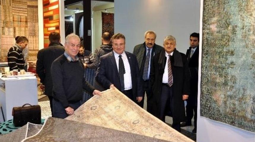 Domotex Halı Fuarında Tufte Ve El Dokuma Halıları Ve T&uuml;rk Kilimleri İlgi G&ouml;r&uuml;yor