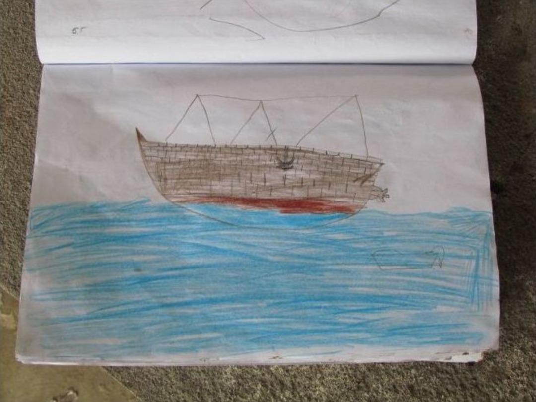 (&ouml;zel) Sığınmacı &Ccedil;ocukların Hayallerini &Ccedil;izdiği Resimler Y&uuml;rek Dağladı